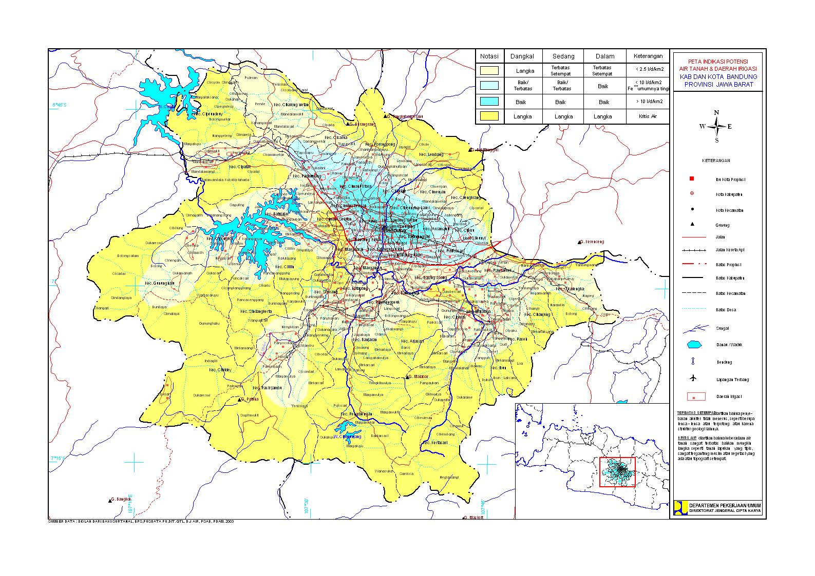 Cara Mendapat Peta Jalan Kota Bandung Full Dengan Google Map